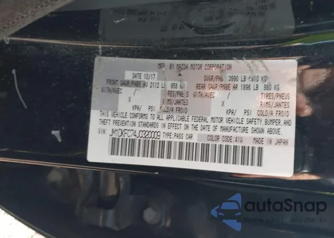 2018 Mazda Cx-3 Touring из США, поврежденный, VIN JM1DKFC74J0320009